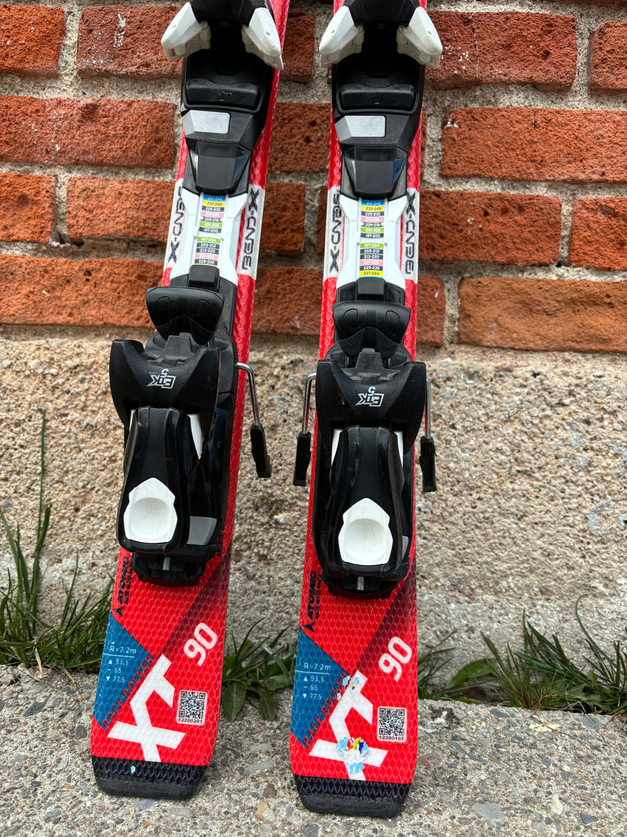 Atomic Redster Alpine Skis with Ezy Trak 5 Bindings - Red, 90 cm Atomic Redster Alpine Skis with Ezy Trak 5 Bindings - Red, 90 cm