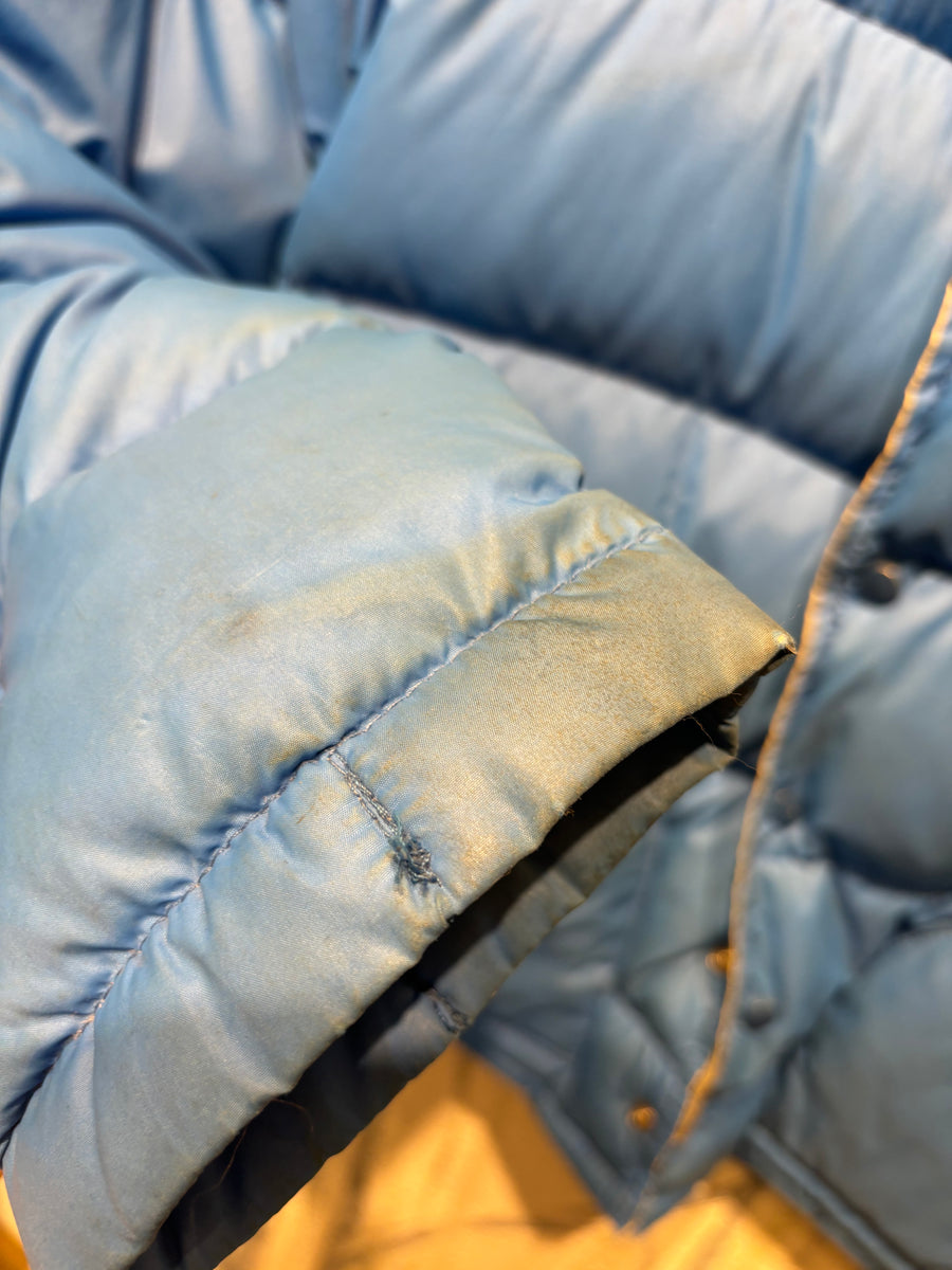 Sierra Designs Vintage Down Snap Button Puffy Coat Jacket