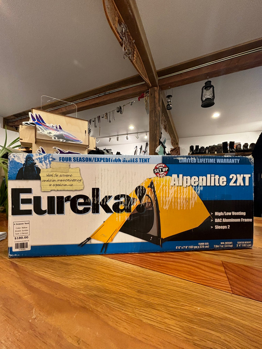 New Eureka Alpenlite 2XT 4 Season Tent - Yellow, 2 Person