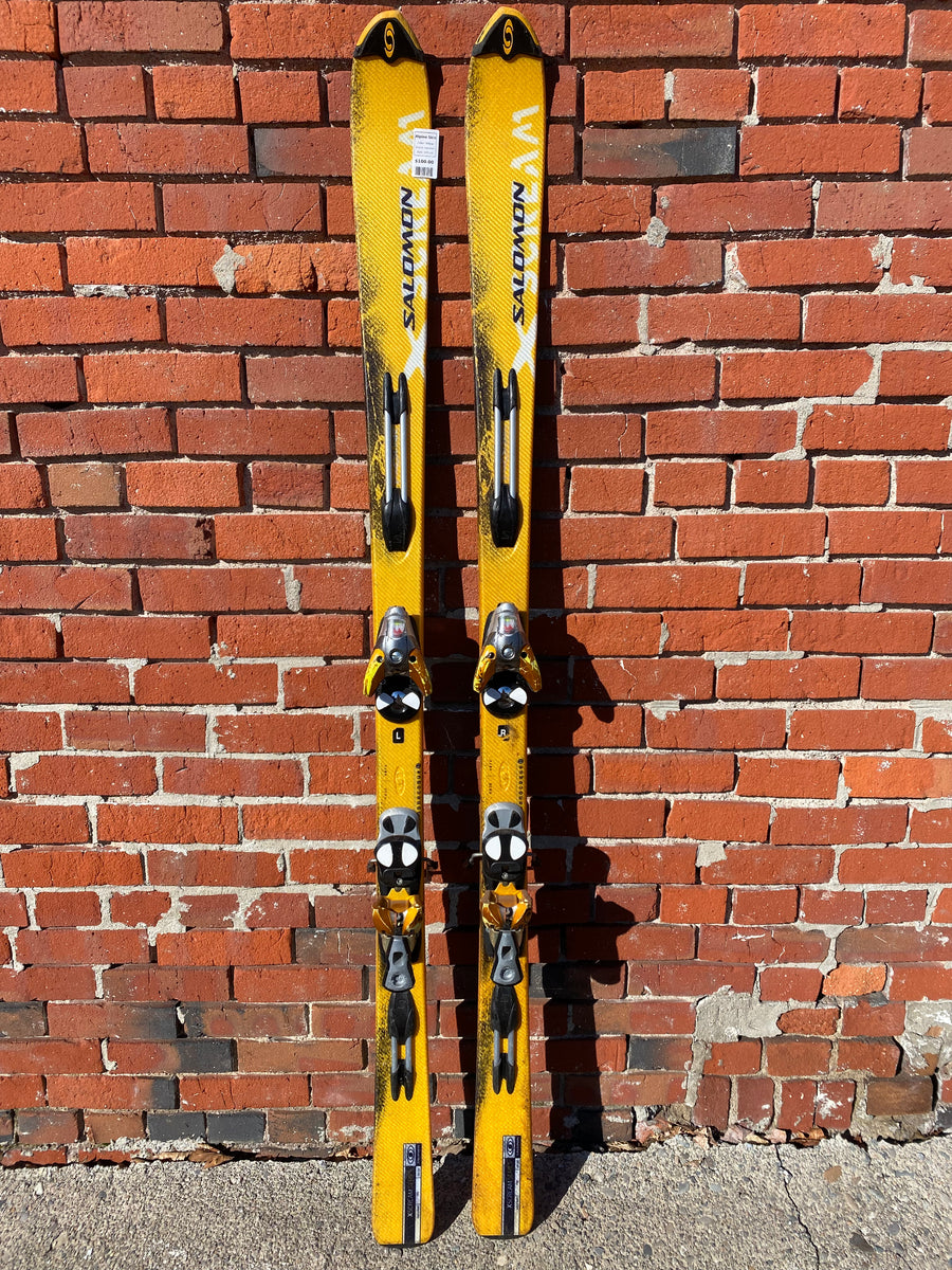 Salomon X Scream Series Alpine Skis Yellow 169 cm