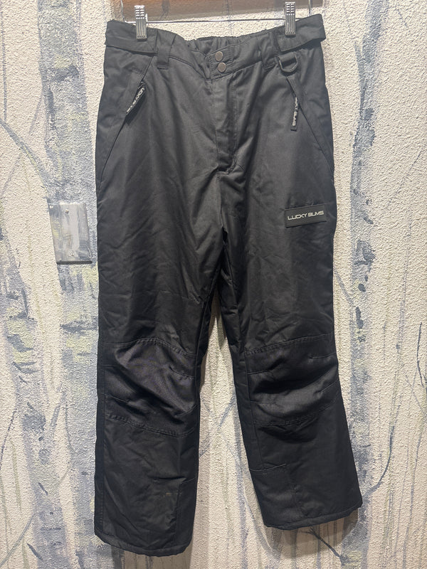 Lucky Bums  Snow Pants - Black, Youth Large