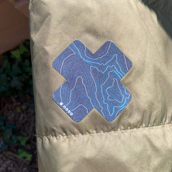 South & Middle Teton Topo: Blue