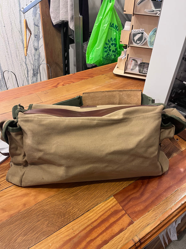 Orvis Vintage Fishing Tackle Shoulder Bag - Tan/Green/Brown