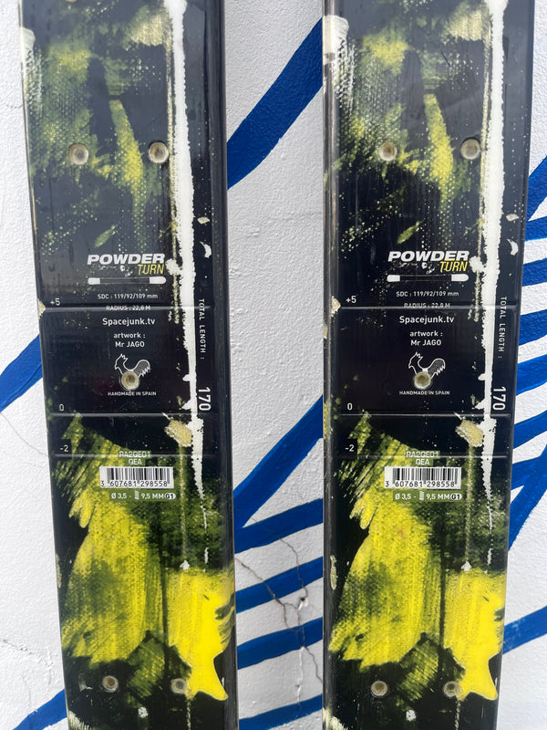 Rossignol Smash 7 Powder Turn Skis - Black/Yellow, 170 cm