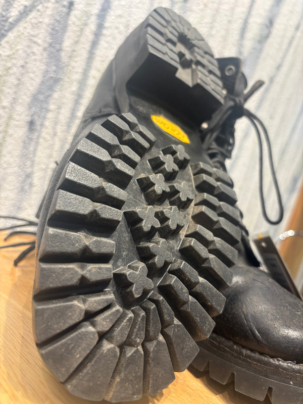 Red Wing Shoes Leather Logger Work Boots - Black, Mens 9