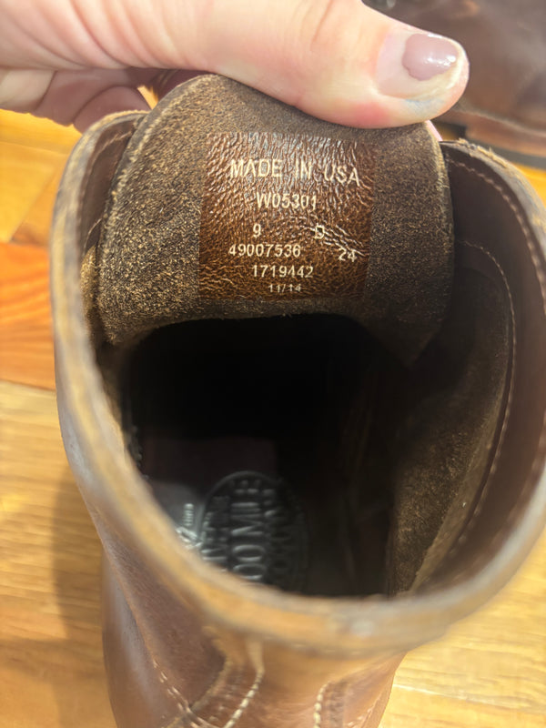 Wolverine 1000 Mile Leather Boots - Brown, Mens 9