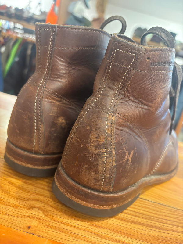 Wolverine 1000 Mile Leather Boots - Brown, Mens 9