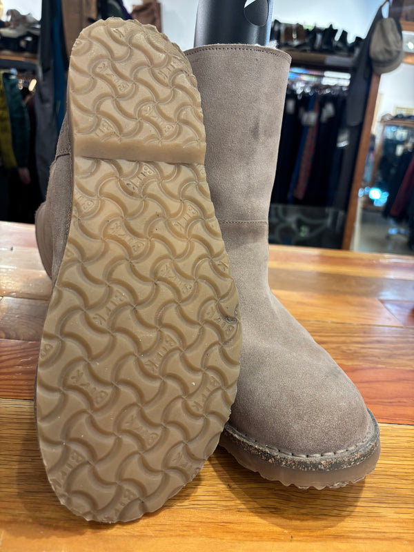 Birkenstock Upsalla Shearling Boots - Grey, EUR 42 / Womens 11