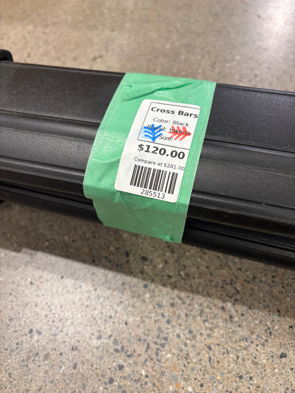 Yakima Rail Bar Cross Bars for Raised Siderails - 38"