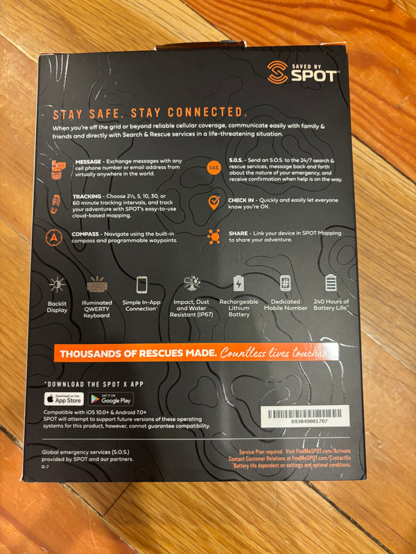 Saved By SPOT SPOT X 2-Way Satellite Messanger