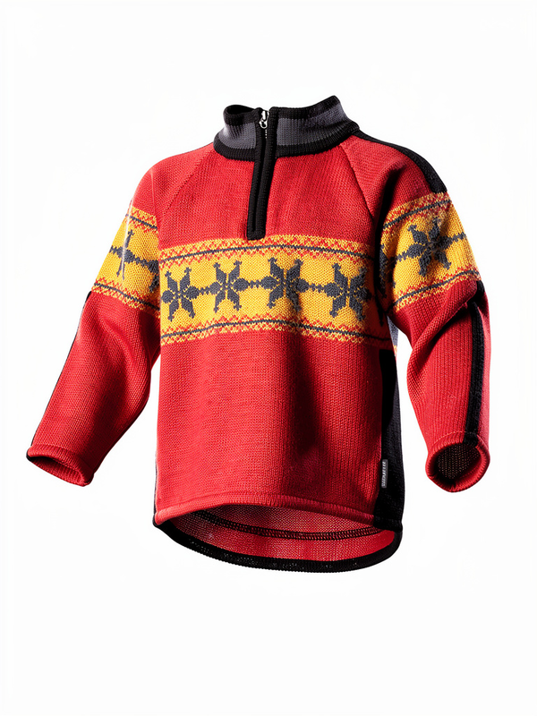 Obermeyer Quarter-Zip Sweater - Red, Preschool Small