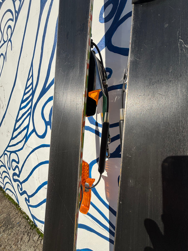 K2 Schi Devil 2006 Telemark Skis - Blue, 174 cm