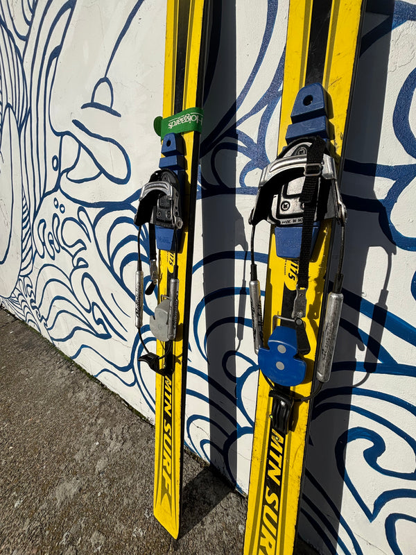 Voile MTN Surf Telemark Skis - Yellow, 175 cm