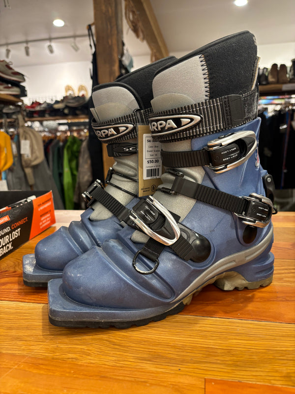 Scarpa T2 Telemark Ski Boots - Blue, MP 24