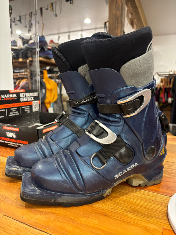 Scarpa T2 Telemark Ski Boots - Blue, Womens 8/9
