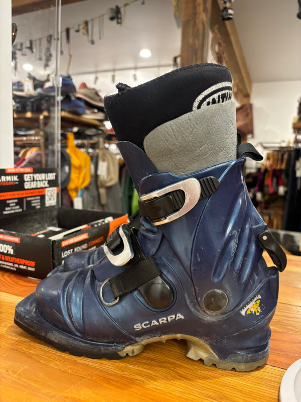 Scarpa T2 Telemark Ski Boots - Blue, Womens 8/9