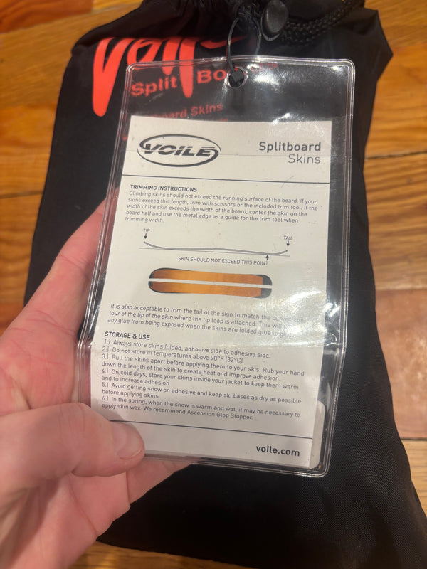Voile 130mm Splitboard Skins - Orange, 152 cm