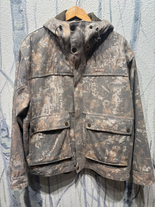Columbia Wool Blend PHG Jacket - Camo, Mens X Large
