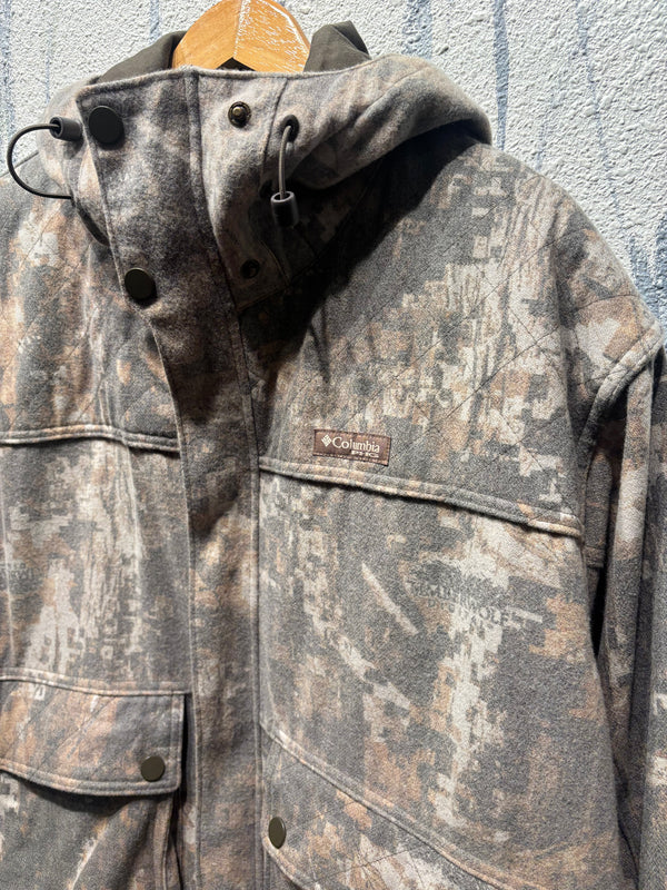 Columbia Wool Blend PHG Jacket - Camo, Mens X Large