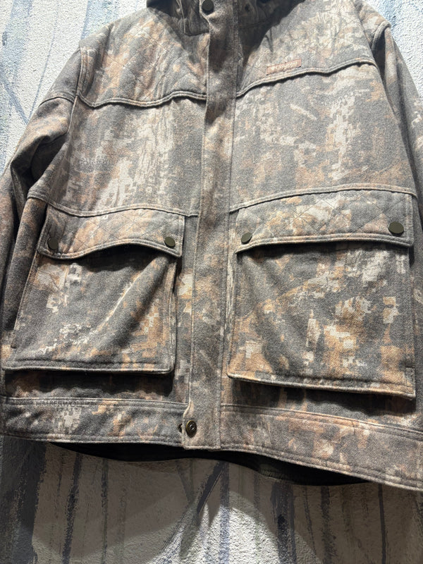 Columbia Wool Blend PHG Jacket - Camo, Mens X Large