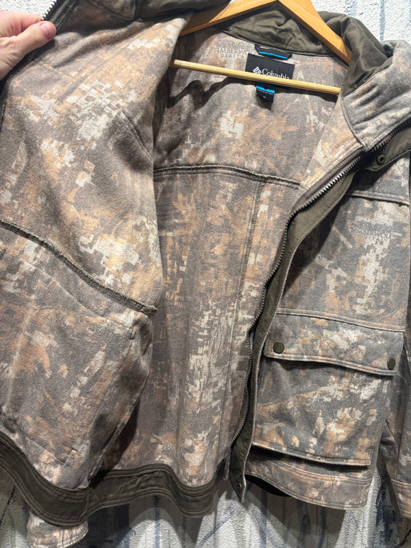 Columbia Wool Blend PHG Jacket - Camo, Mens X Large