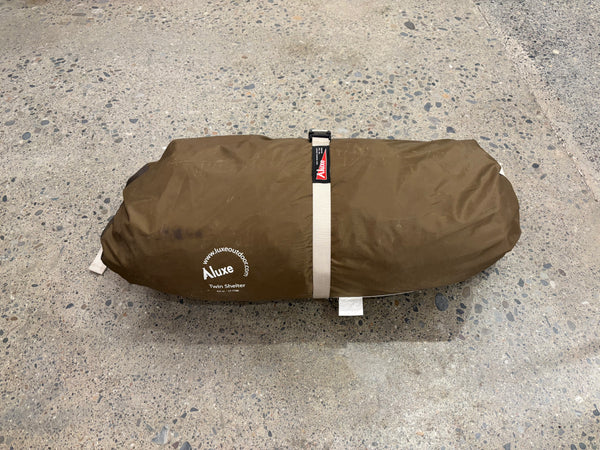 Luxe Twin Shelter Hot Tent - Green, 4 Person