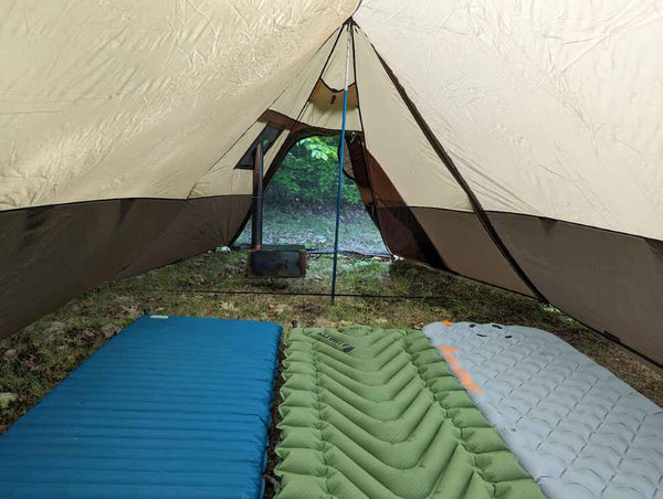 Luxe Twin Shelter Hot Tent - Green, 4 Person
