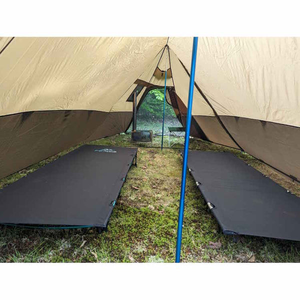 Luxe Twin Shelter Hot Tent - Green, 4 Person