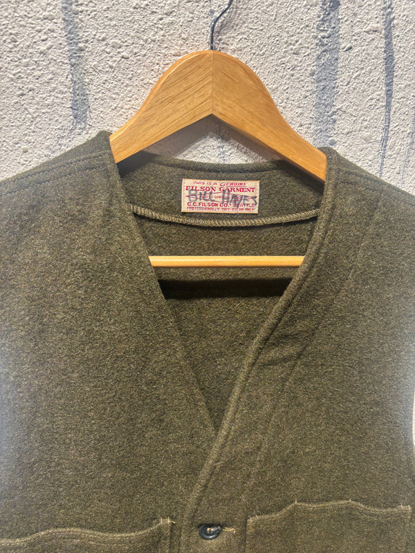 Filson Mackinaw Vest - Green, 42