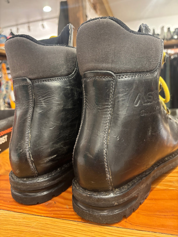 Asolo Snow Drift Telemark 3 Pin XC Ski Boots - Black, M 9.5 / EUR 43 1/3