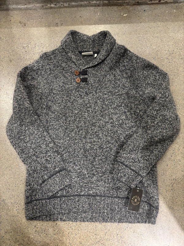 Fjall Raven Lada Wool Blend Sweater - Grey, Mens X Large