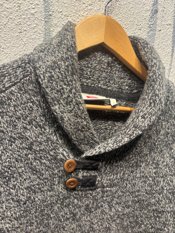 Fjall Raven Lada Wool Blend Sweater - Grey, Mens X Large