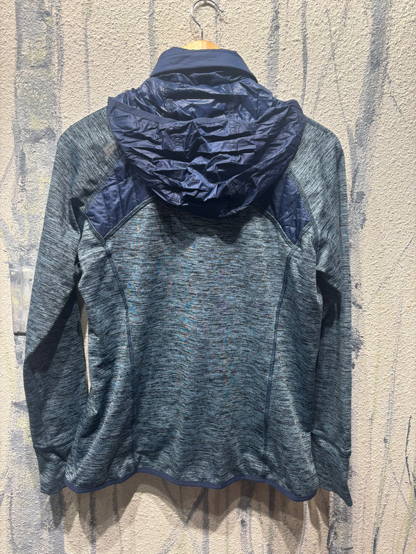 Eddie Bauer Hybrid Puffy Running Jacket - Blue, Womens Large