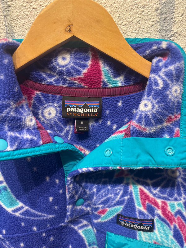 Patagonia Rare T Snap Synchilla Fleece - Purple Harvest Moon, W Medium