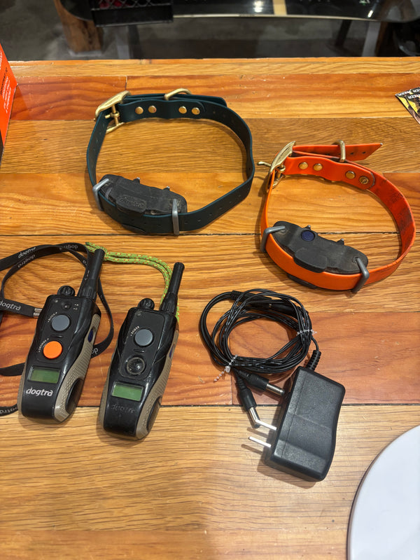 Dogtra 1900S Remote Training Collar - Black/Orange, 2 Collar Set
