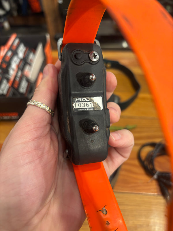 Dogtra 1900S Remote Training Collar - Black/Orange, 2 Collar Set