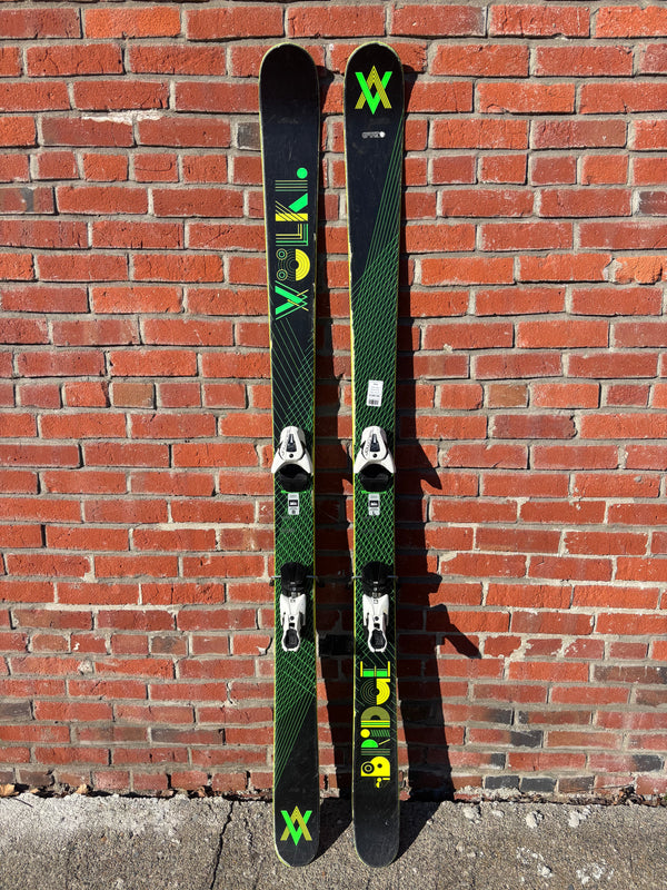 Volkl Bridge Alpine Downhill Skis with Salomon 12 Bindings  - 187 cm