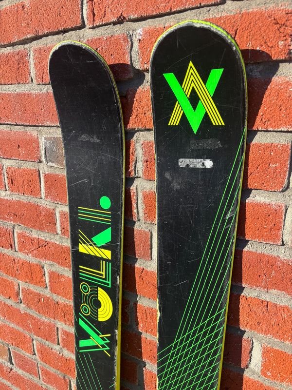 Volkl Bridge Alpine Downhill Skis with Salomon 12 Bindings  - 187 cm