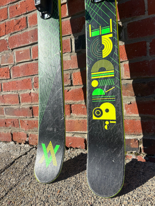 Volkl Bridge Alpine Downhill Skis with Salomon 12 Bindings  - 187 cm