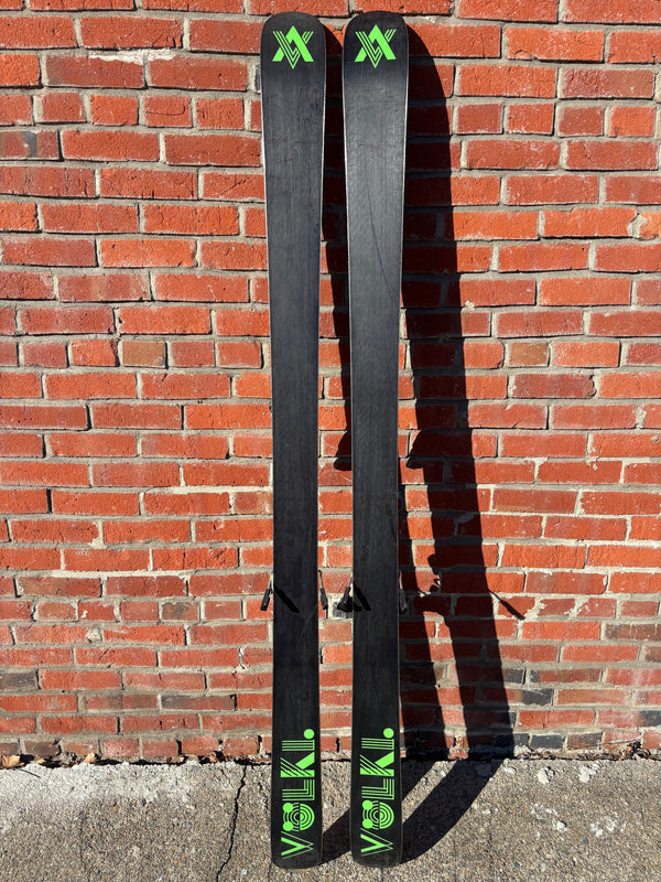 Volkl Bridge Alpine Downhill Skis with Salomon 12 Bindings  - 187 cm