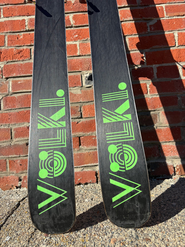 Volkl Bridge Alpine Downhill Skis with Salomon 12 Bindings  - 187 cm