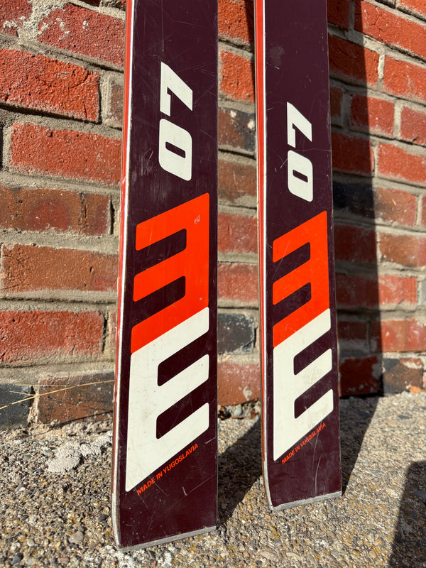 Elan Vintage(1978-1980) RC 07 Nordic Skis - Brown, 223 cm