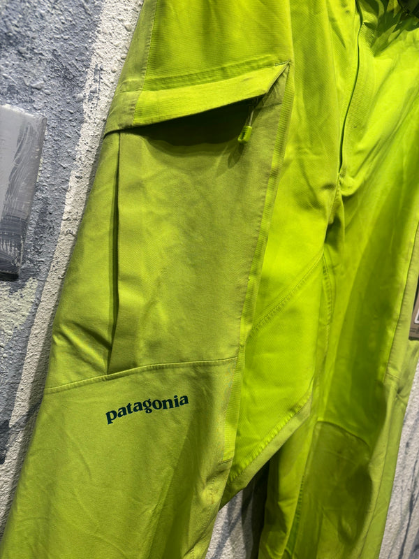 Patagonia Belted Recon Recco Ski Snow Pants - Green, Mens Large
