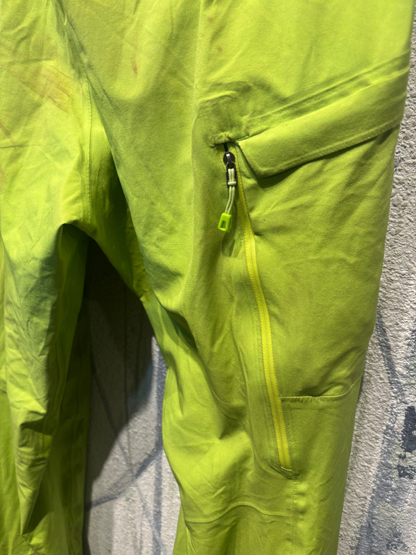 Patagonia Belted Recon Recco Ski Snow Pants - Green, Mens Large