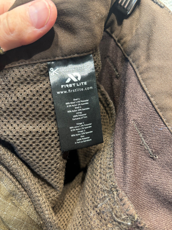 First Lite Obsidian Foundry Pants - Brown, Mens 30 X 30