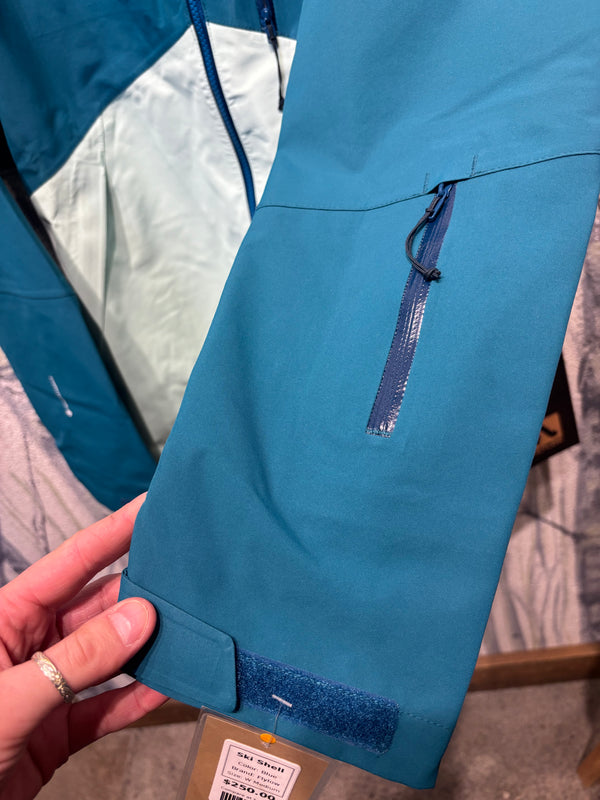 Flylow Billie Coat Ski Shell - Blue, Womens Medium