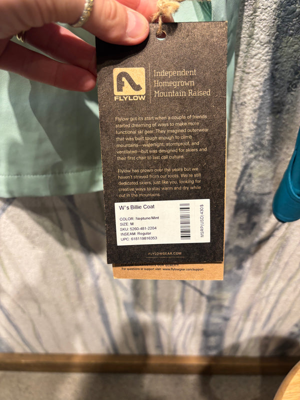 Flylow Billie Coat Ski Shell - Blue, Womens Medium