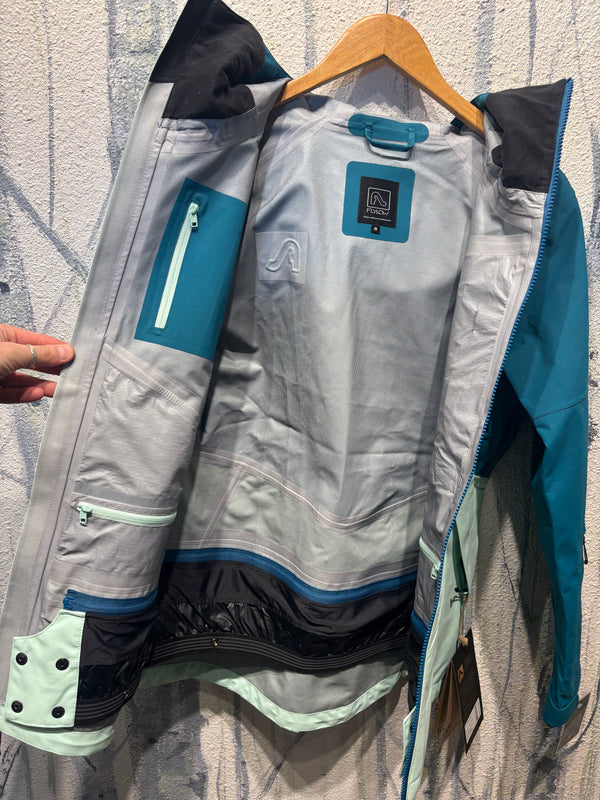 Flylow Billie Coat Ski Shell - Blue, Womens Medium