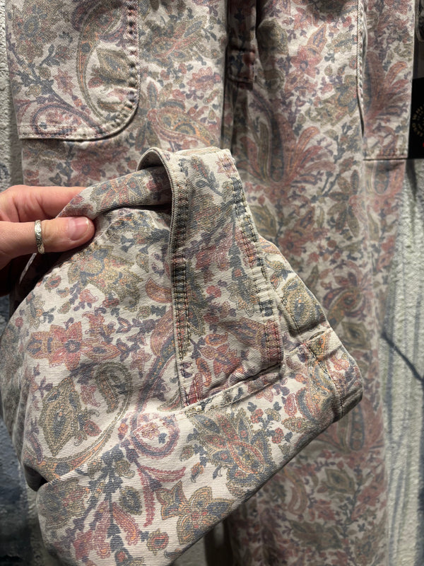 Anthropologie Paisley Utility Jumpsuit - Womens X Large