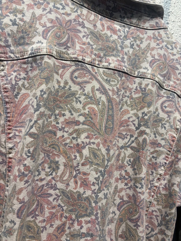 Anthropologie Paisley Utility Jumpsuit - Womens X Large